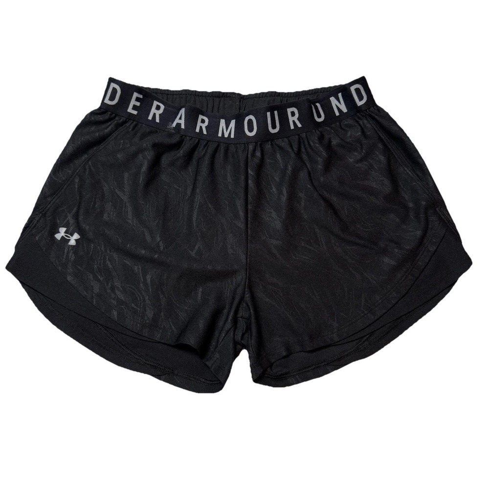 Under Armour HeatGear Women's Black Athletic Shorts‎ Small Running Gym